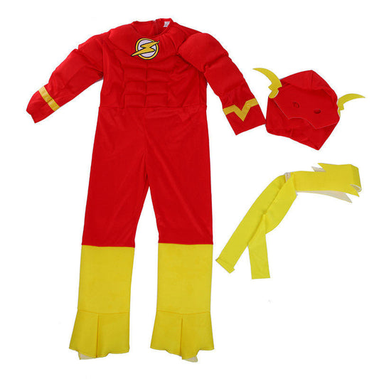 Children's Muscle Outfit Flash Halloween Dress Up Costumes