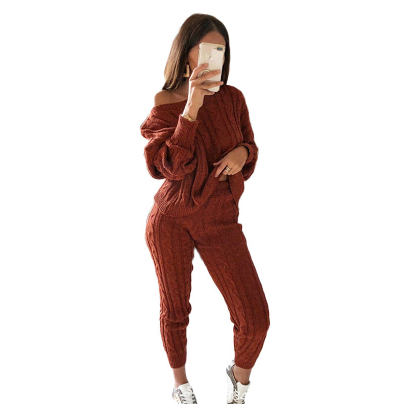 Slouchy Durable Women's Fashion Solid Color Sweaters