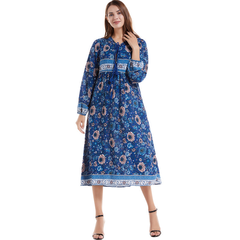 Bohemian Print Dress Floral Maxi Multiple Dresses