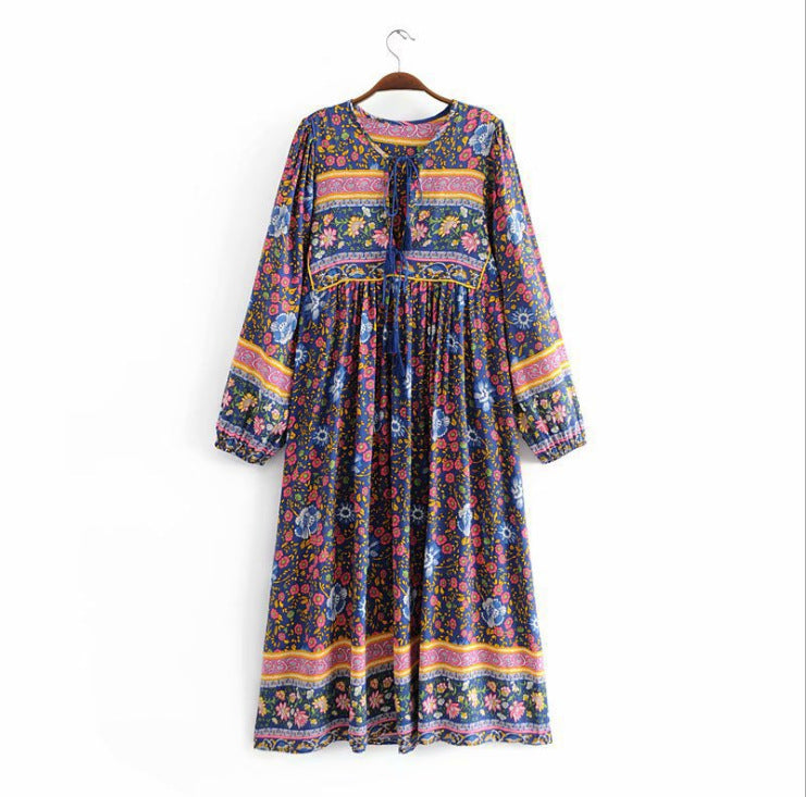 Bohemian Print Dress Floral Maxi Multiple Dresses