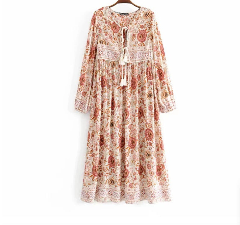 Bohemian Print Dress Floral Maxi Multiple Dresses