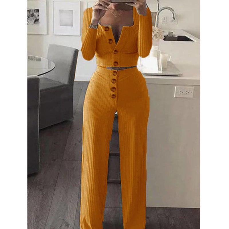 Fashion Beautiful Women's Long-sleeved Slim-fit Casual Suits