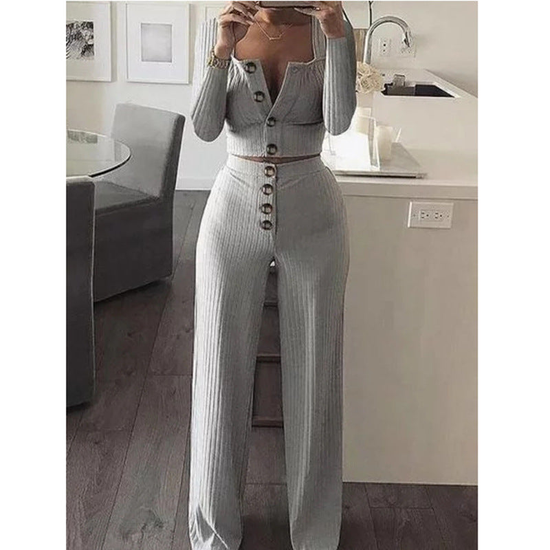 Fashion Beautiful Women's Long-sleeved Slim-fit Casual Suits