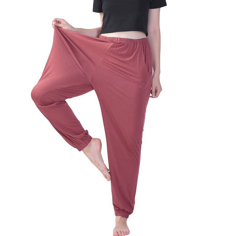 Pantalon de sport de yoga élastique taille haute pour femme