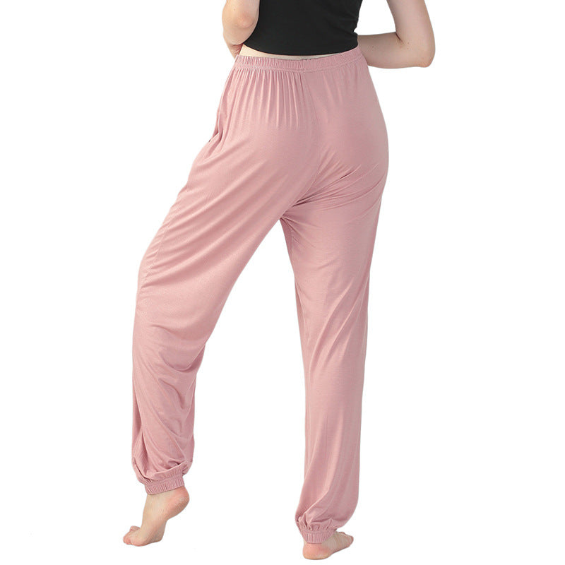 Pantalon de sport de yoga élastique taille haute pour femme