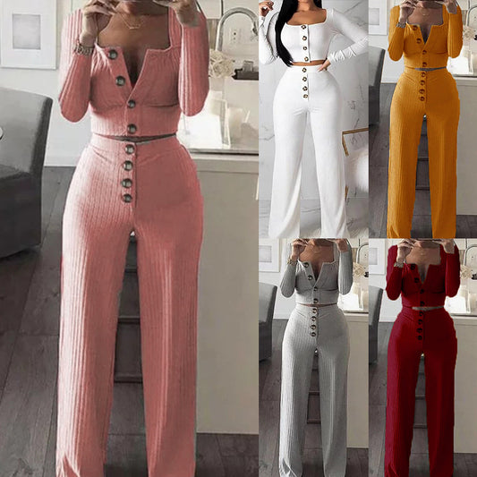 Fashion Beautiful Women's Long-sleeved Slim-fit Casual Suits