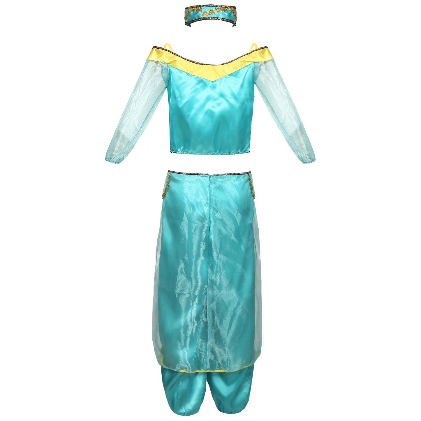 Attractive Lamp Princess Jasmine Halloween Dress Costumes