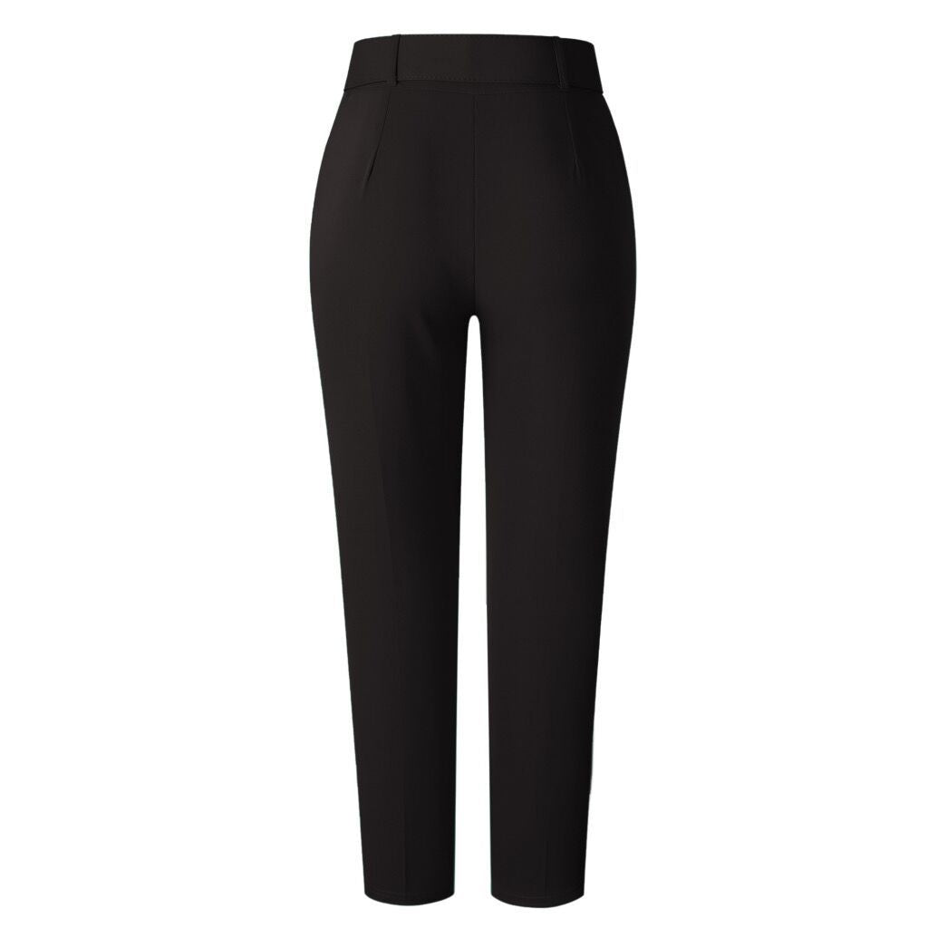 Women's Waist Casual Slim Fit Slimming Trousers Pants