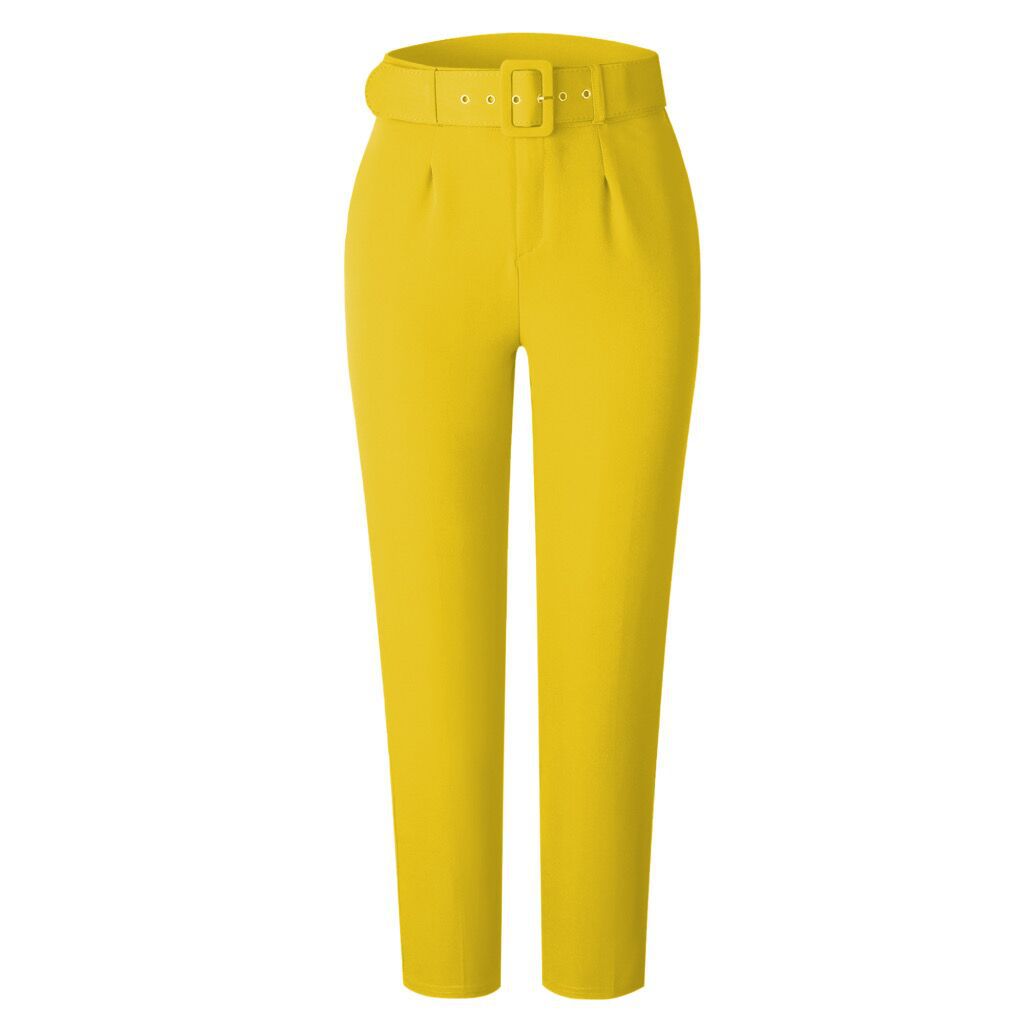 Women's Waist Casual Slim Fit Slimming Trousers Pants