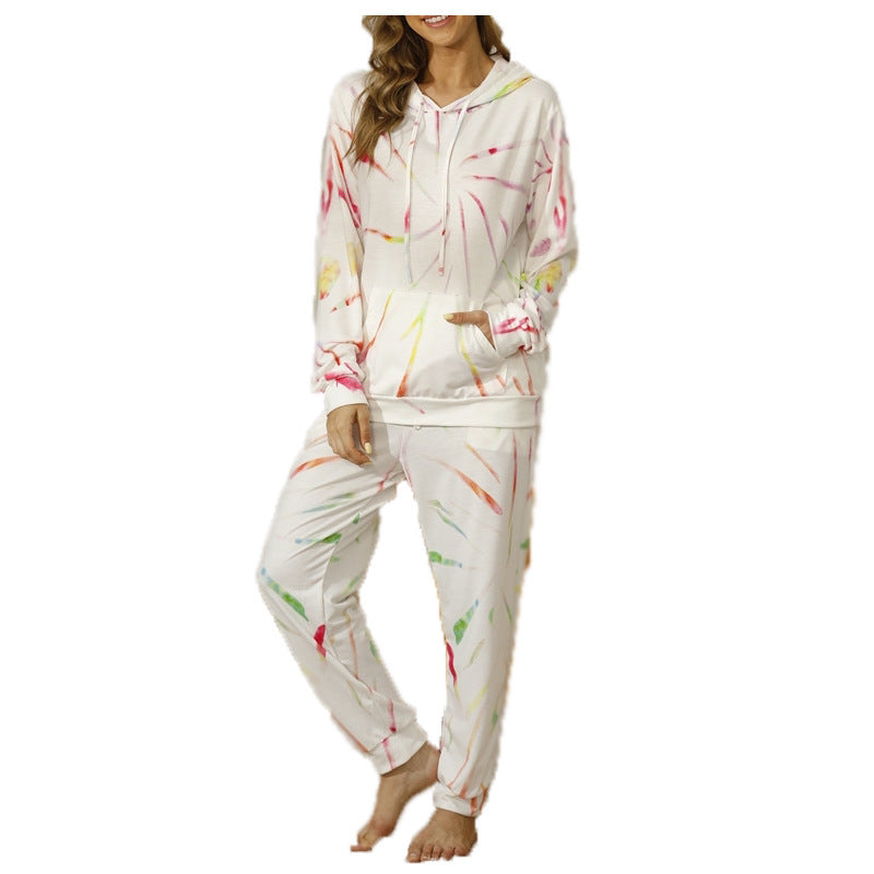 Graceful Women's Casual Trousers Sports Pajamas Suits