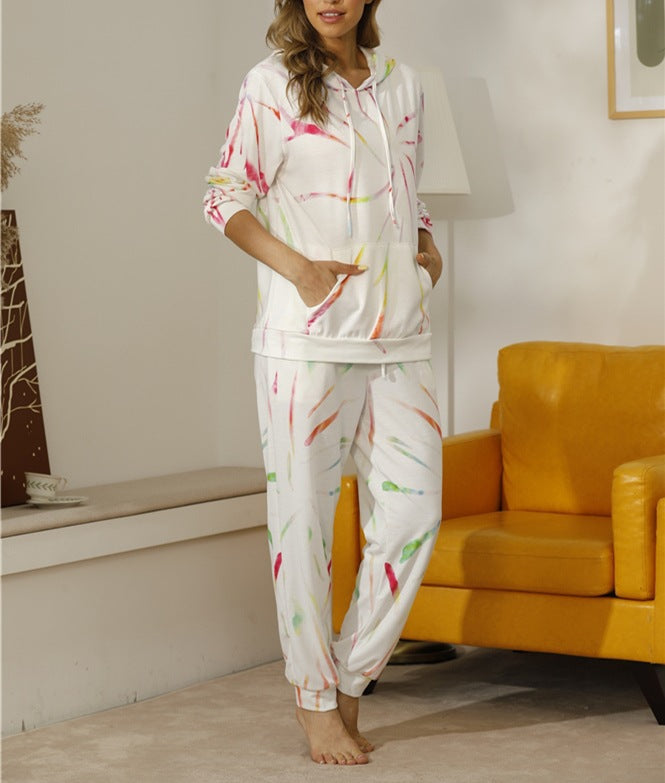 Graceful Women's Casual Trousers Sports Pajamas Suits