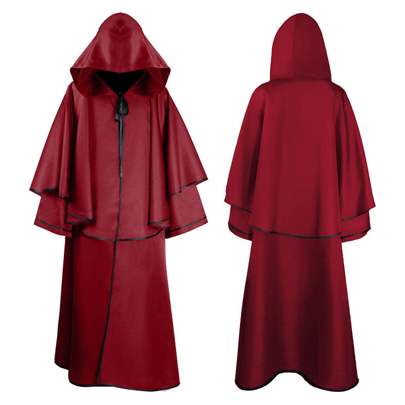 Cloak Halloween Hooded Long Sleeve Robe Costumes