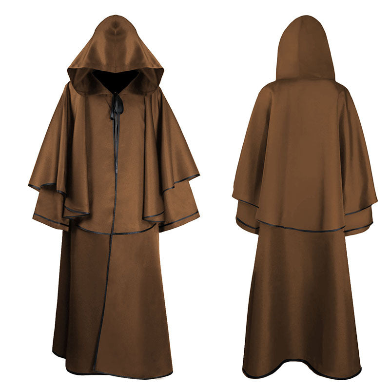 Cloak Halloween Hooded Long Sleeve Robe Costumes