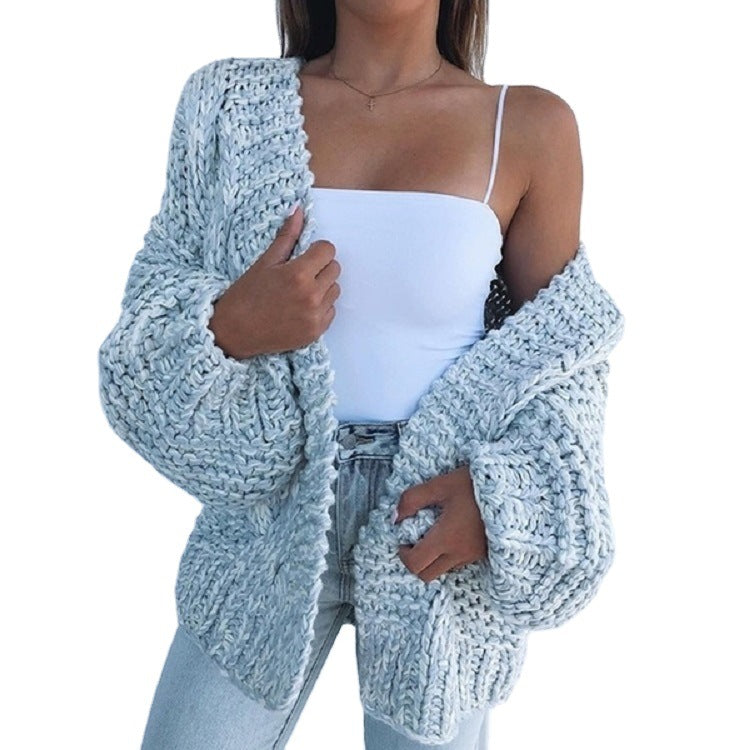 Slouchy Casual Women's Long Sleeve Loose Sweaters