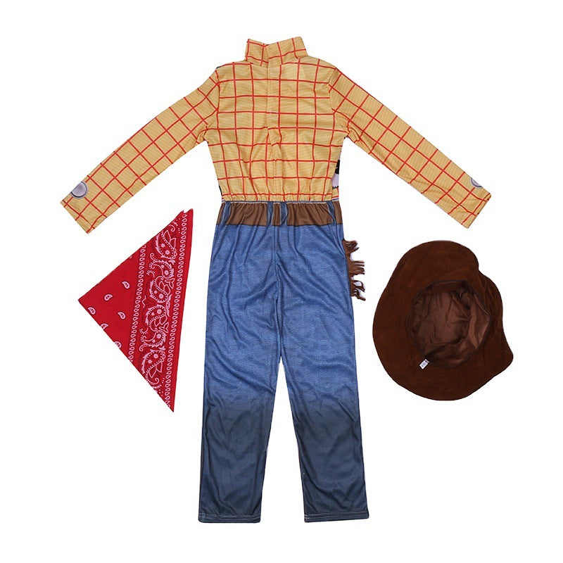 Cowboy Woody Cartoon Character Anime Halloween Costumes