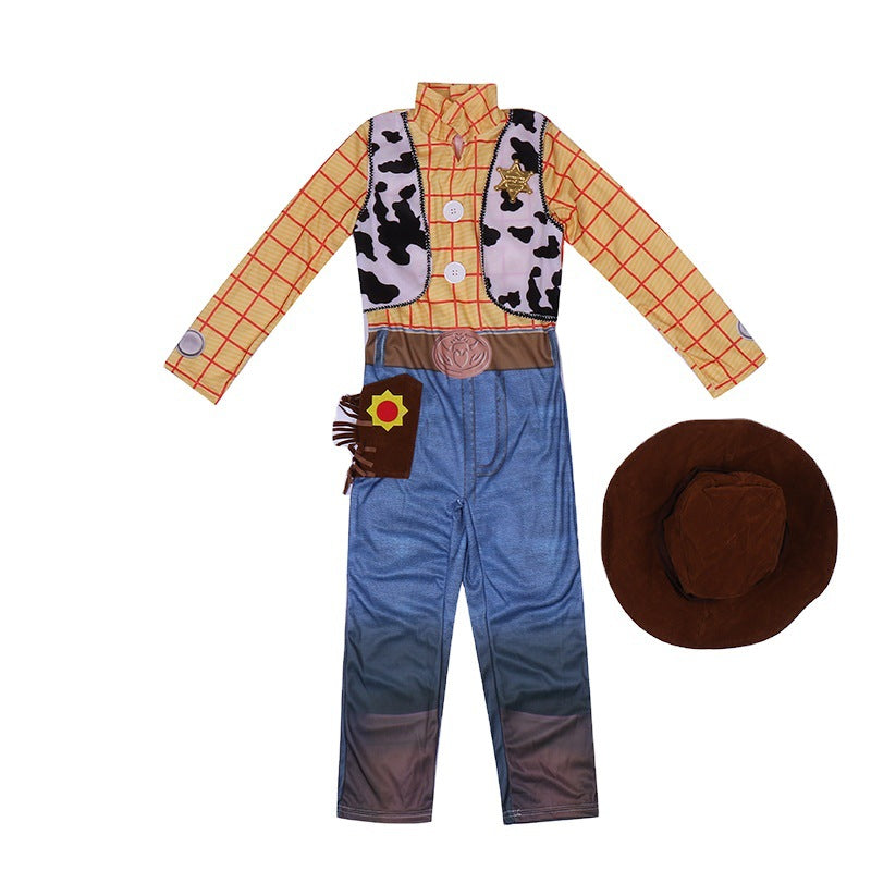 Cowboy Woody Cartoon Character Anime Halloween Costumes