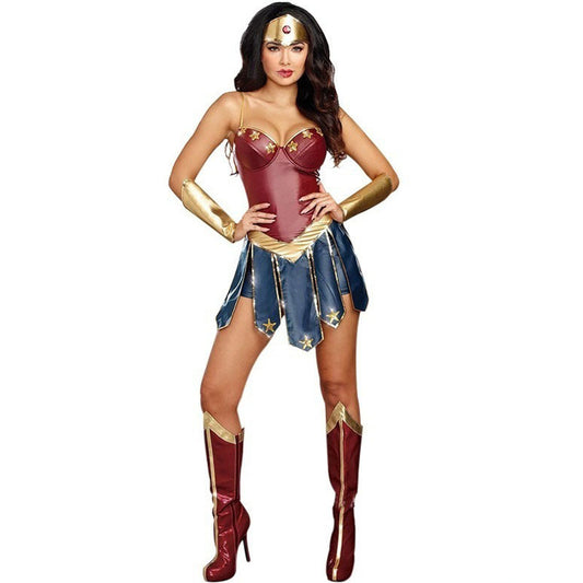 Personnage de Wonder Woman pour Halloween Ligue des costumes