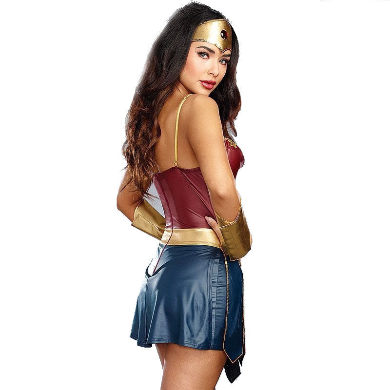 Personnage de Wonder Woman pour Halloween Ligue des costumes