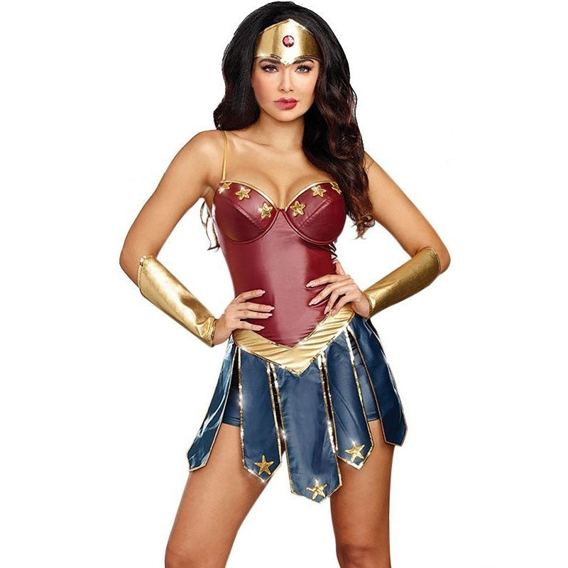 Personnage de Wonder Woman pour Halloween Ligue des costumes