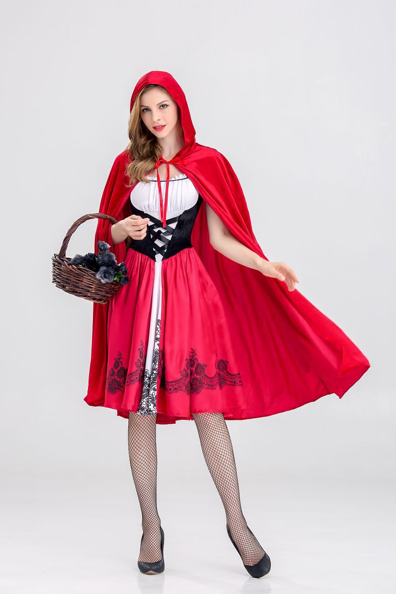 Red Riding Hood Castle Queen's Outfit Costumes