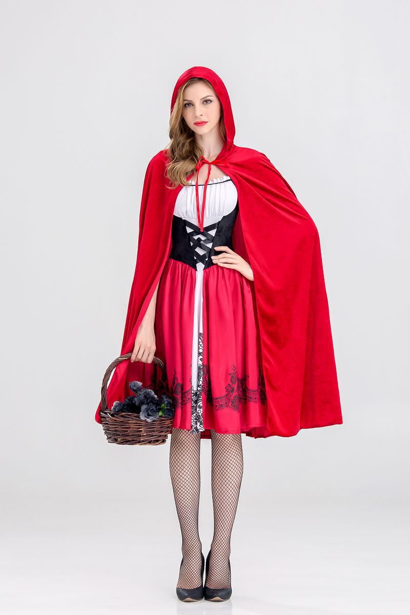 Red Riding Hood Castle Queen's Outfit Costumes