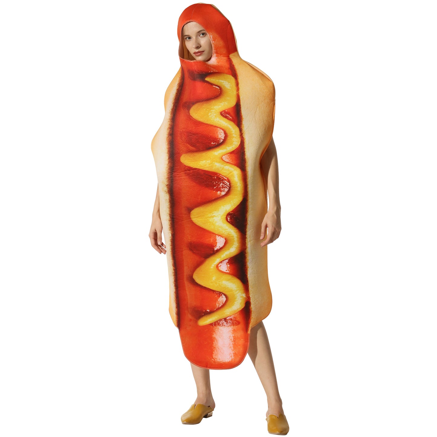 Costumes de spectacle de hot-dogs cool pour la fête d'Halloween