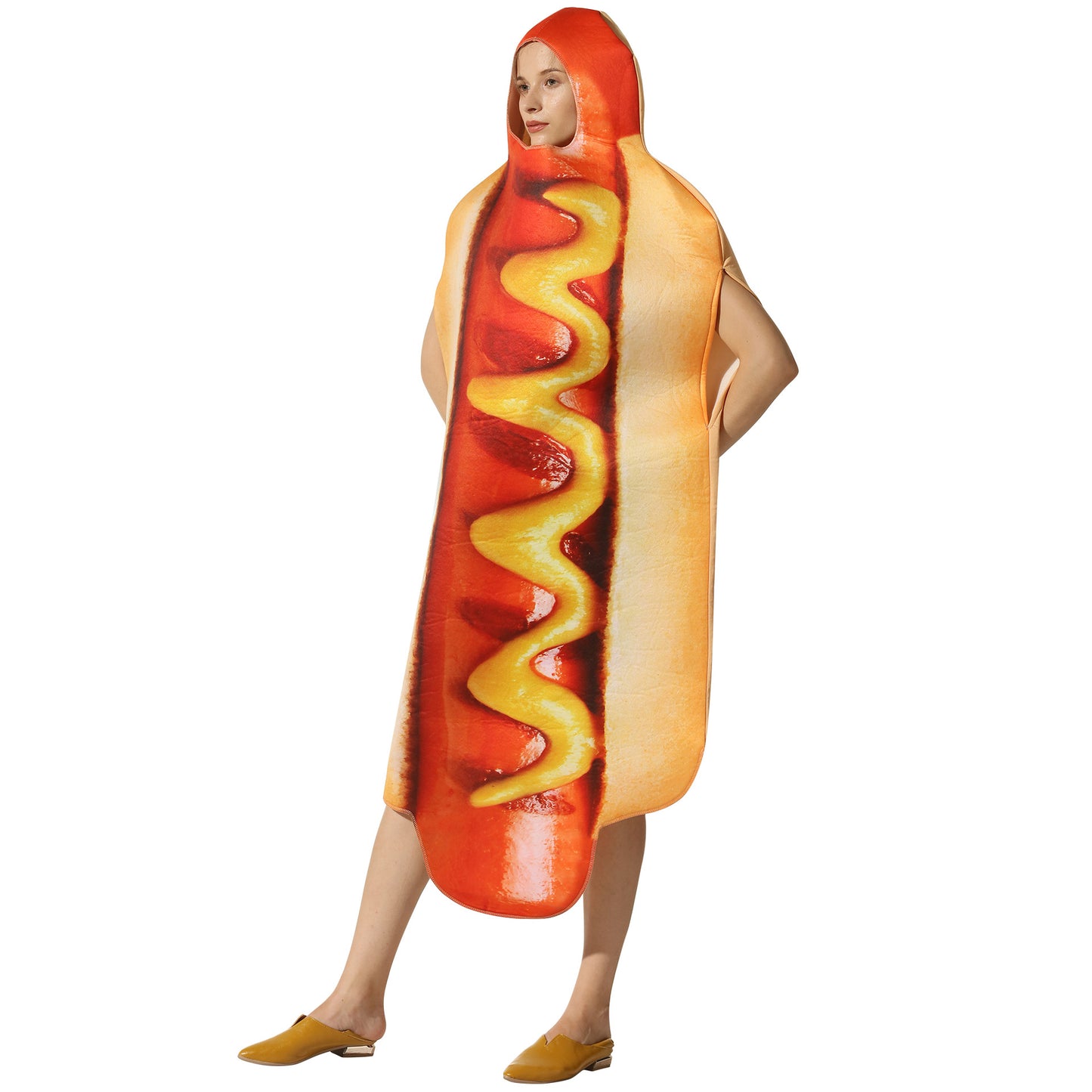 Costumes de spectacle de hot-dogs cool pour la fête d'Halloween