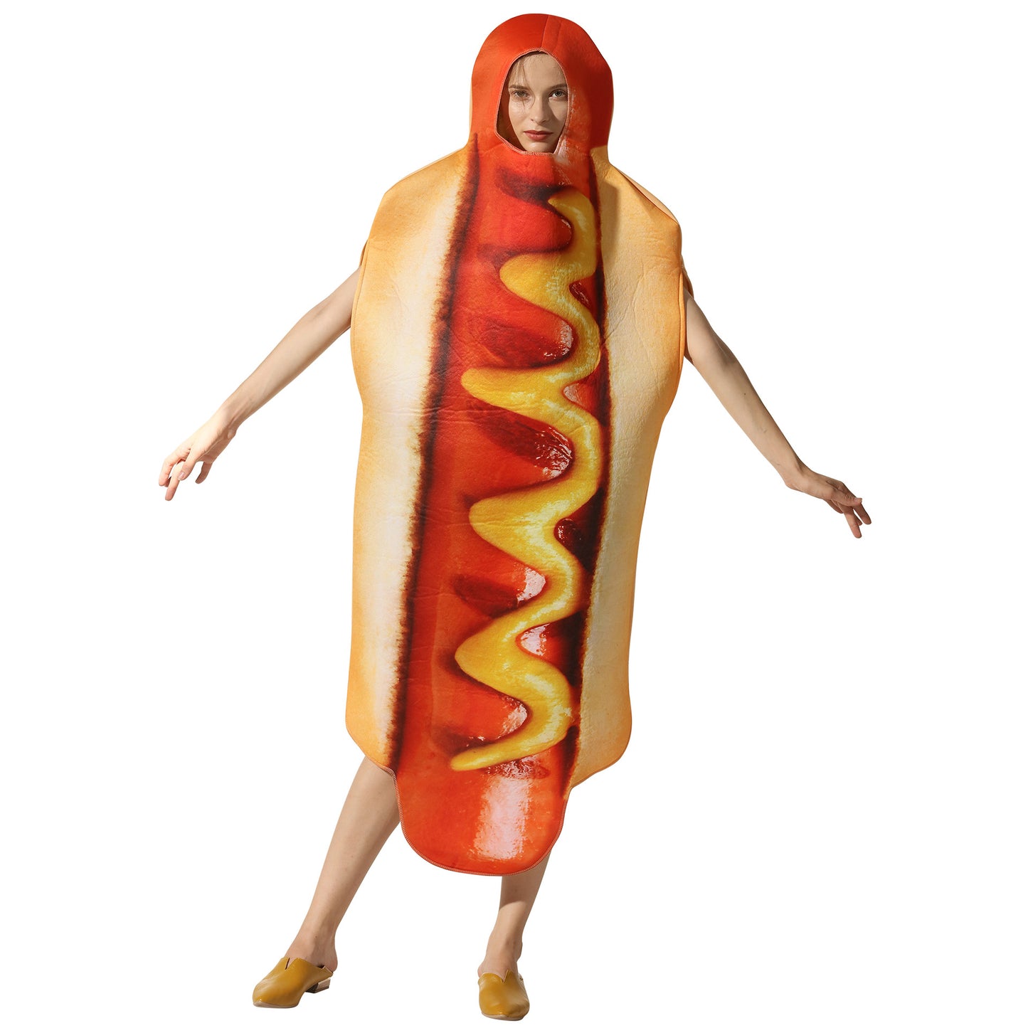 Costumes de spectacle de hot-dogs cool pour la fête d'Halloween