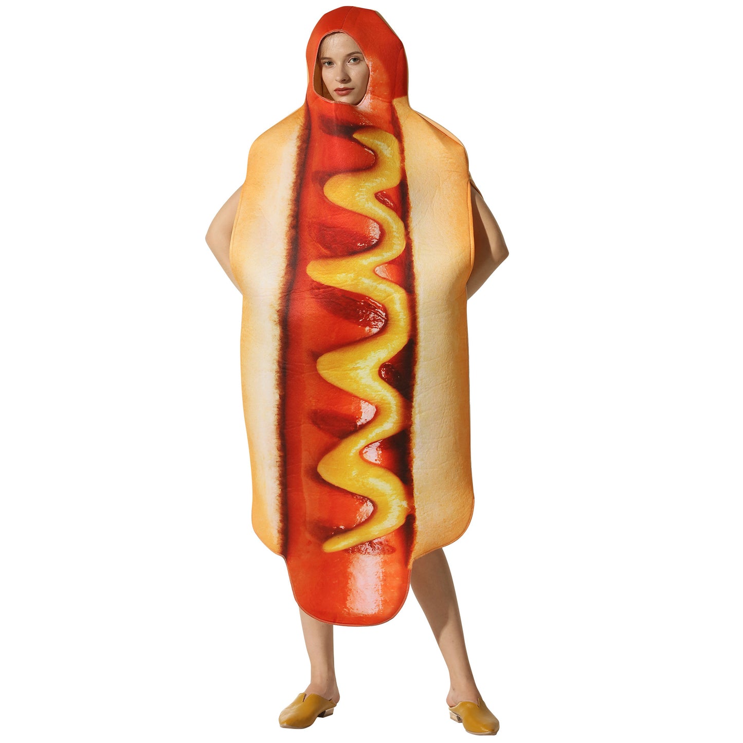 Costumes de spectacle de hot-dogs cool pour la fête d'Halloween