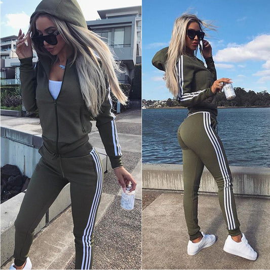 Graceful Women's Popular Glamorous Sports Leisure Suits