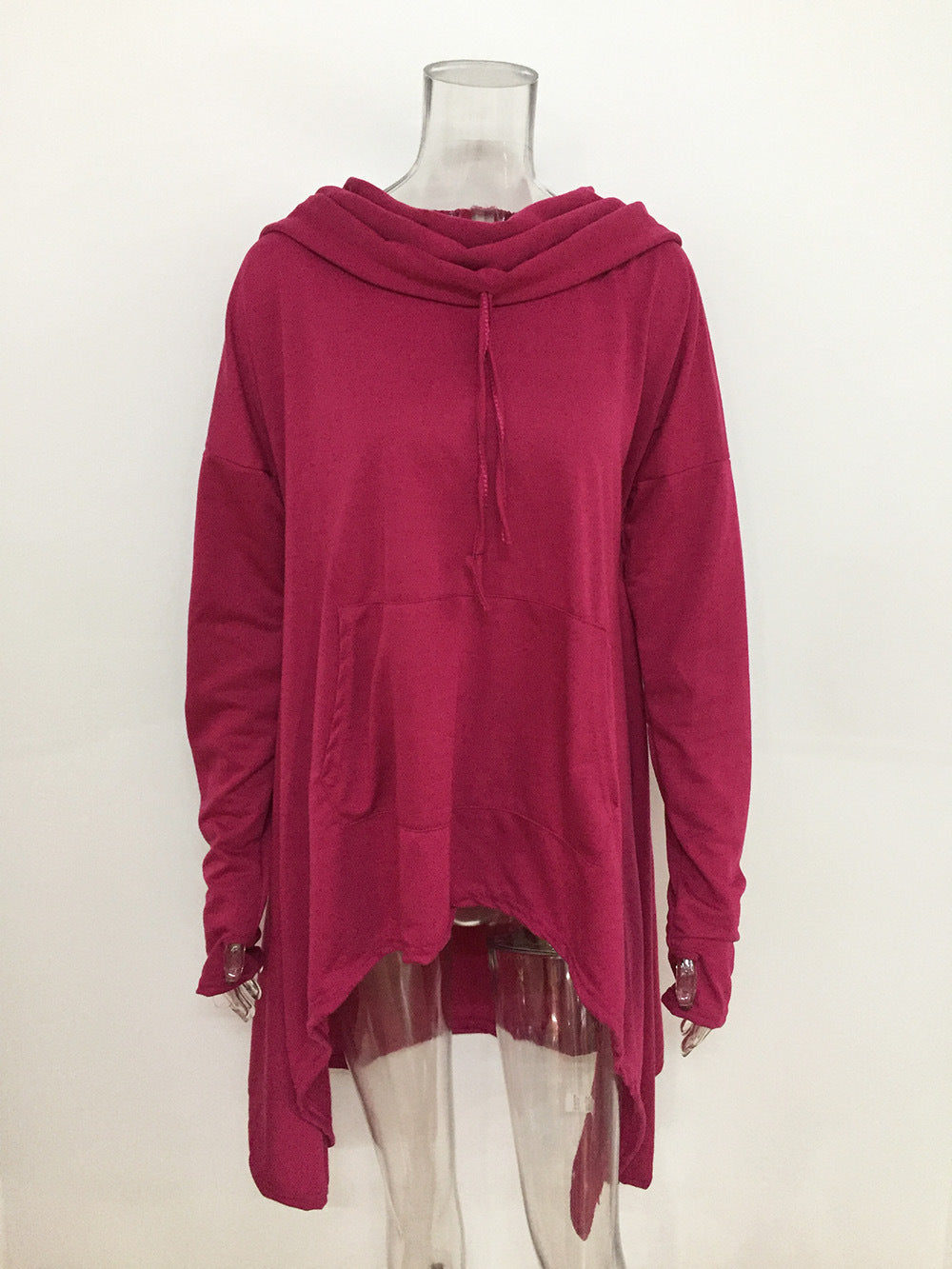 Classic New Solid Color Long Hoodie Sweaters