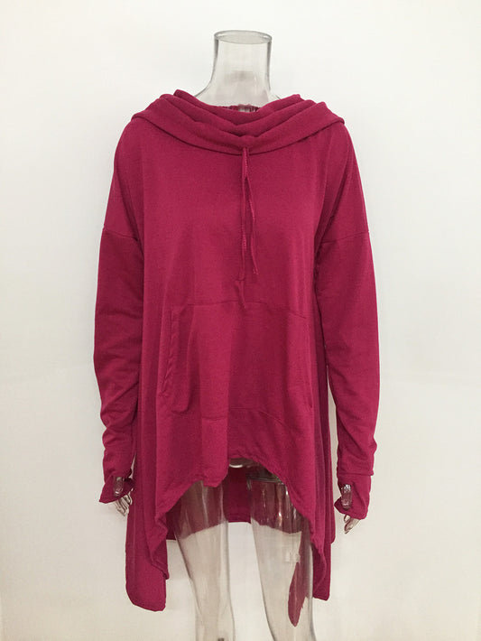 Classic New Solid Color Long Hoodie Sweaters