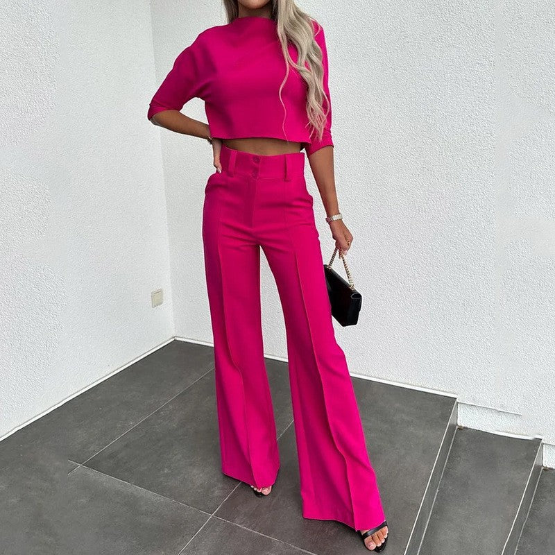 Women's Trendy Fashion Casual Set Two-piece Suits