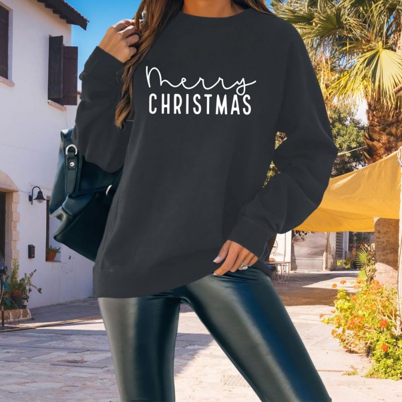 Women's Round Neck Long-sleeved Halloween Christmas Festival Sweaters