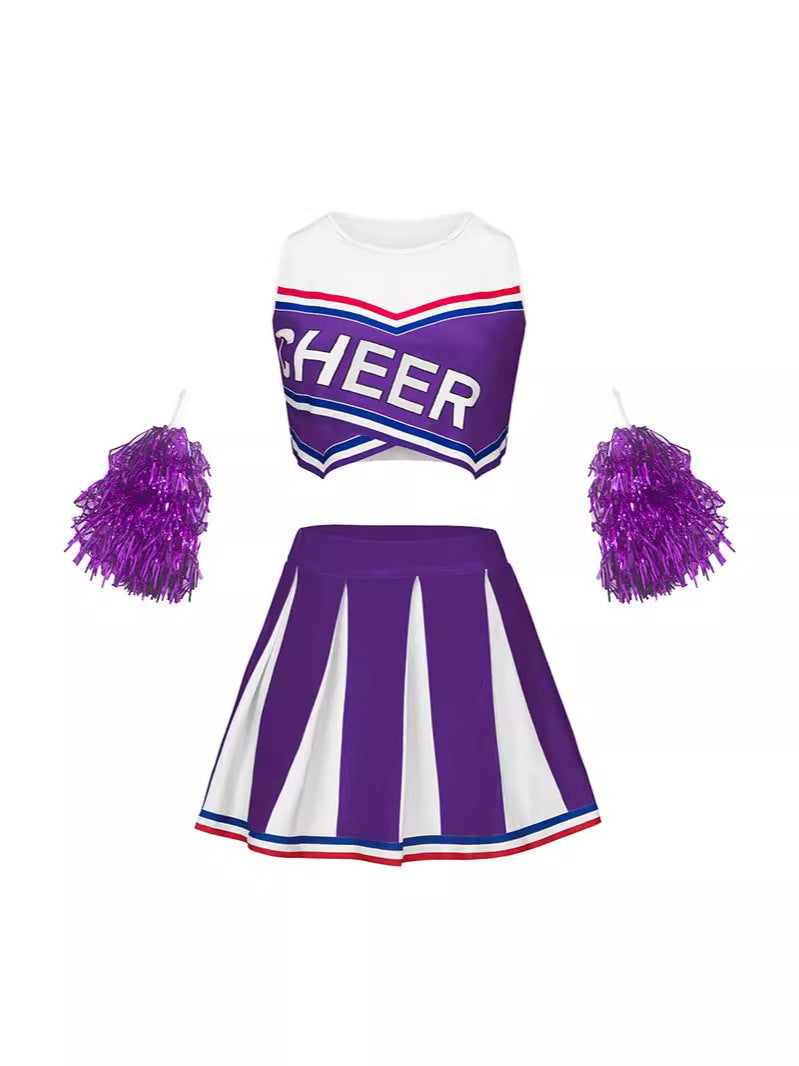 Tenues de performance pour femmes cheerleading Costumes de compétition pour réunions sportives