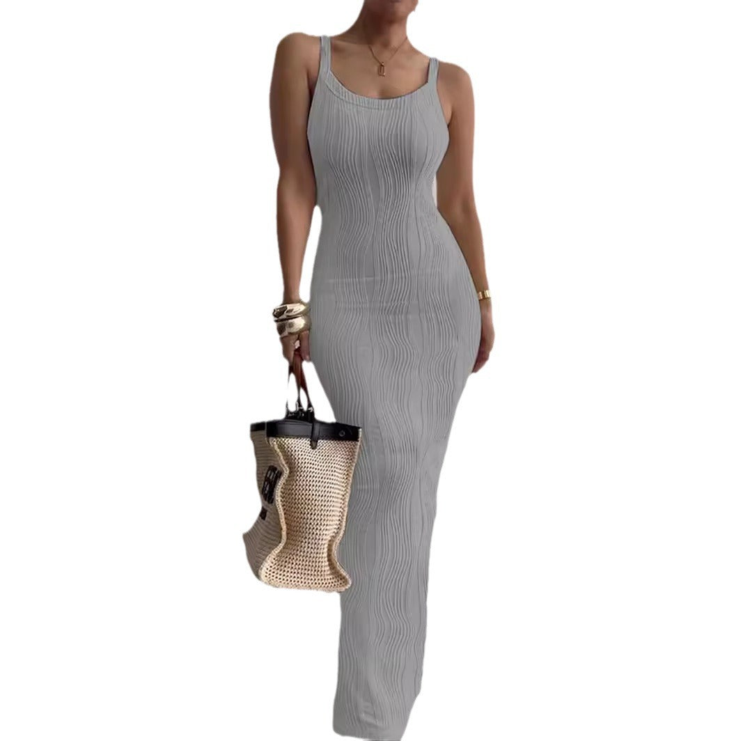 Women's Summer Tight Dress Sleeveless Elegant Dresses