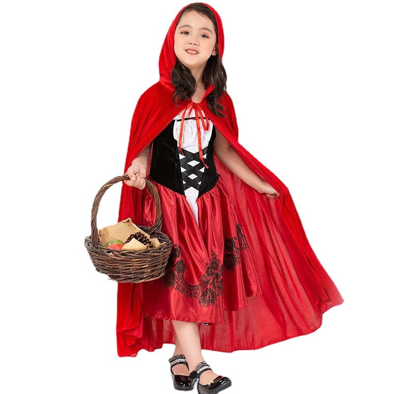 Costumes de spectacle artistique du Petit Chaperon rouge pour femmes