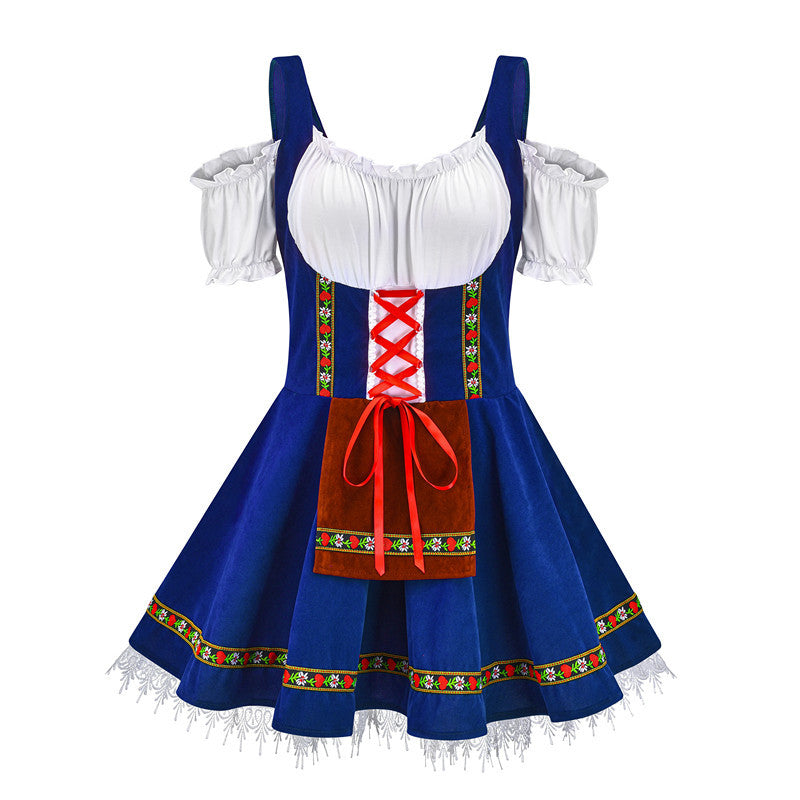 Halloween German Beer Dress Bar Maid Costumes