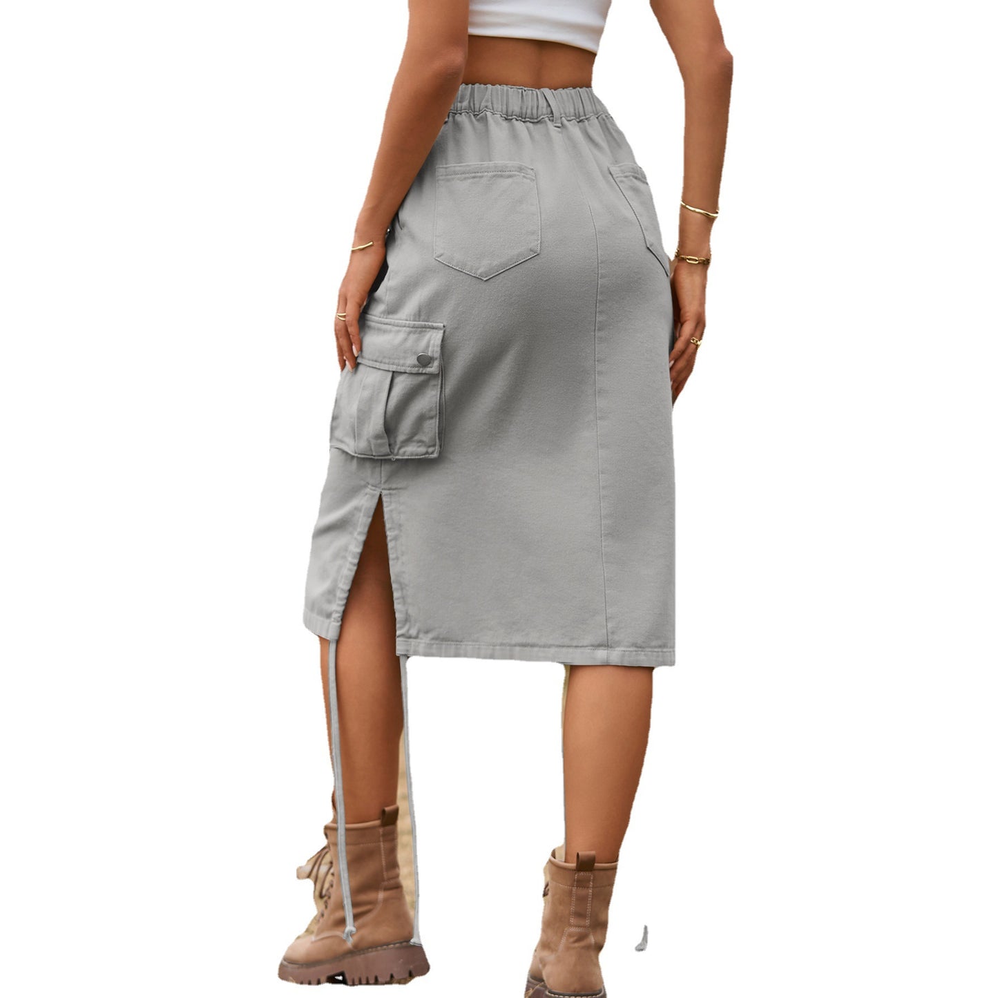 Women's Elegant Denim Casual Mid-length Fashion Skirts