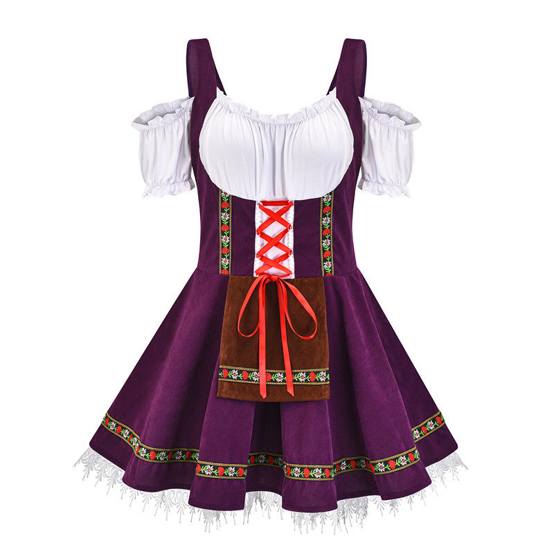 Halloween German Beer Dress Bar Maid Costumes