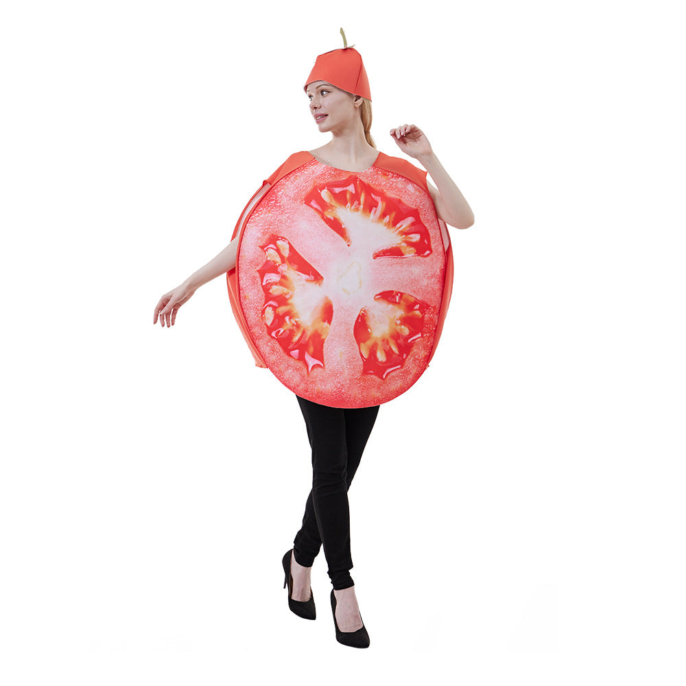 Fruit Slice Clothes Adult Vegetable Tomato Costumes