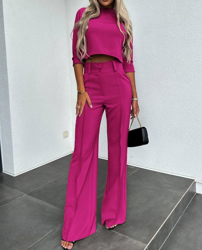 Women's Trendy Fashion Casual Set Two-piece Suits