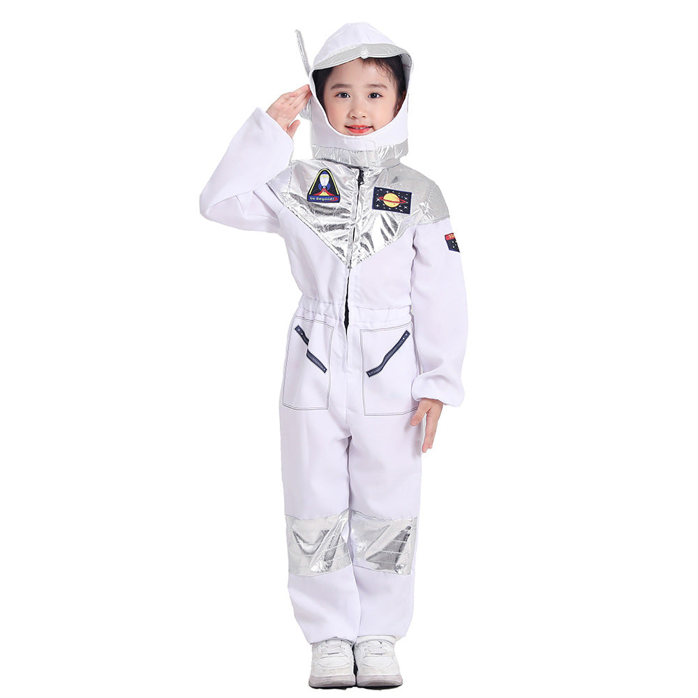 Costumes d'Halloween pour spectacle sur scène de maternelle pour enfants astronautes