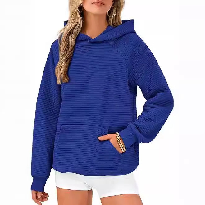 Women's Casual Hooded Fashion Sweatshirt Long Sleeve Sweaters