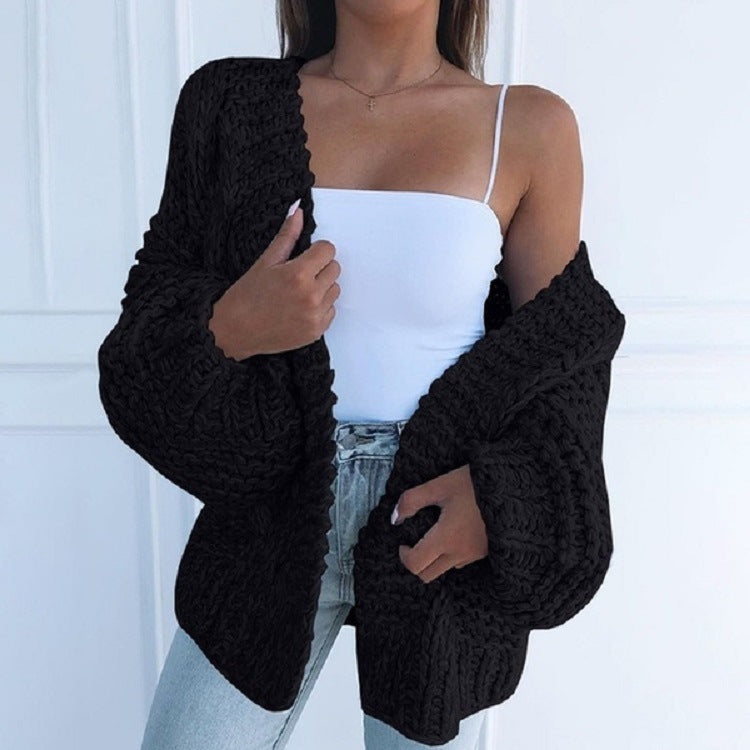 Slouchy Casual Women's Long Sleeve Loose Sweaters