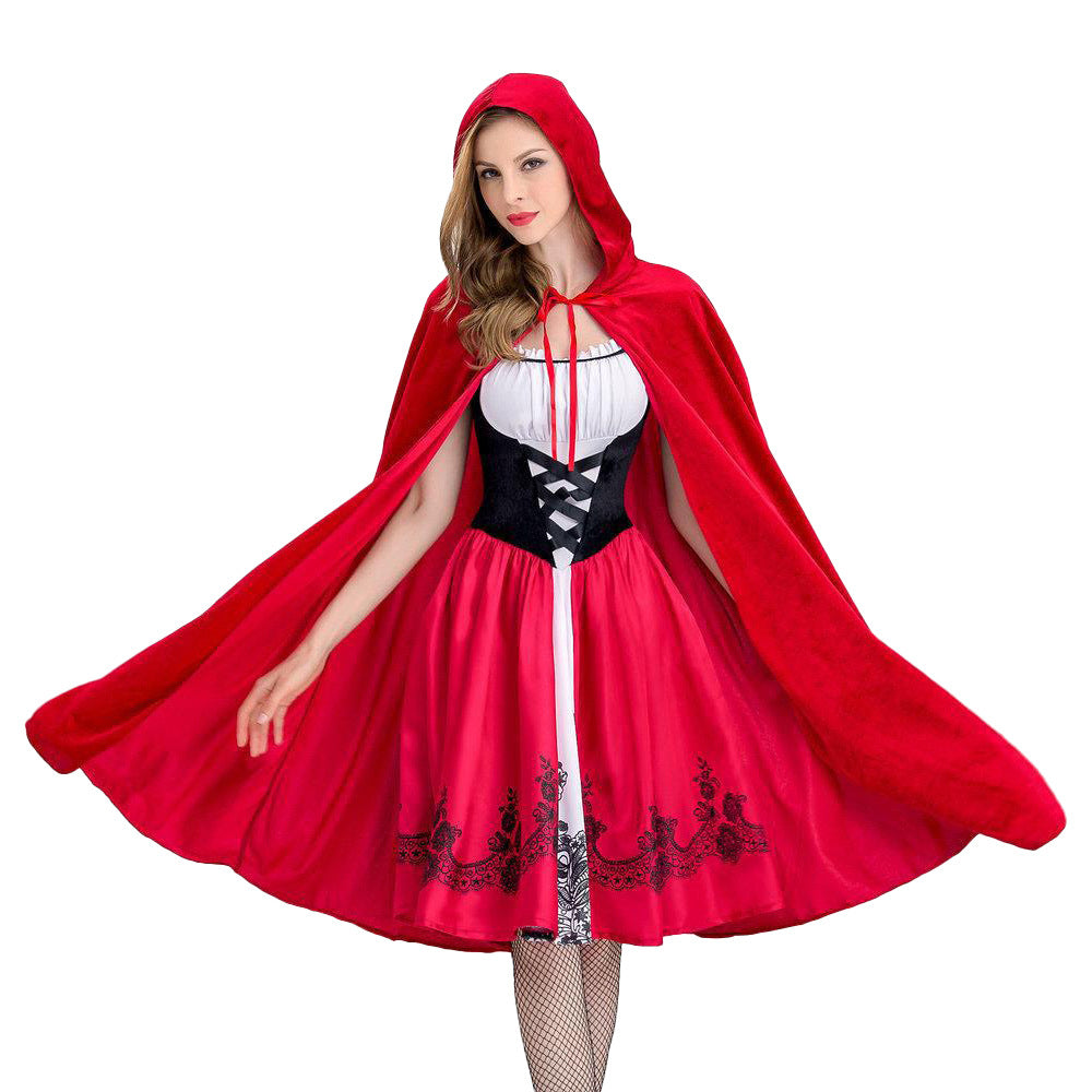 Costumes de spectacle artistique du Petit Chaperon rouge pour femmes