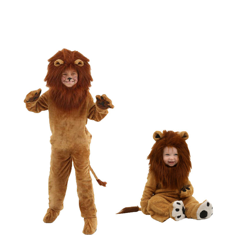 Cartoon Cute Lion Animal Party Performance Costumes