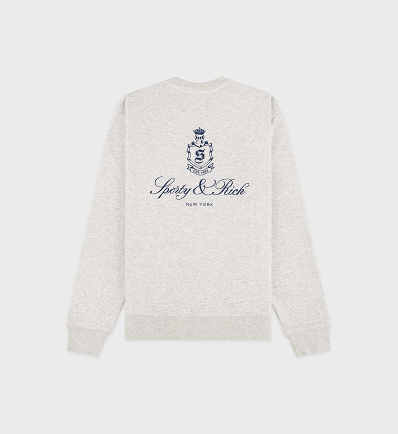 Women's Winter North American Niche Letters Crown Sweaters