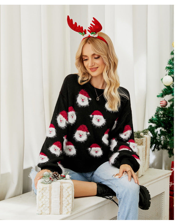 Durable Innovative Women's Christmas Man's Pullover Sweaters