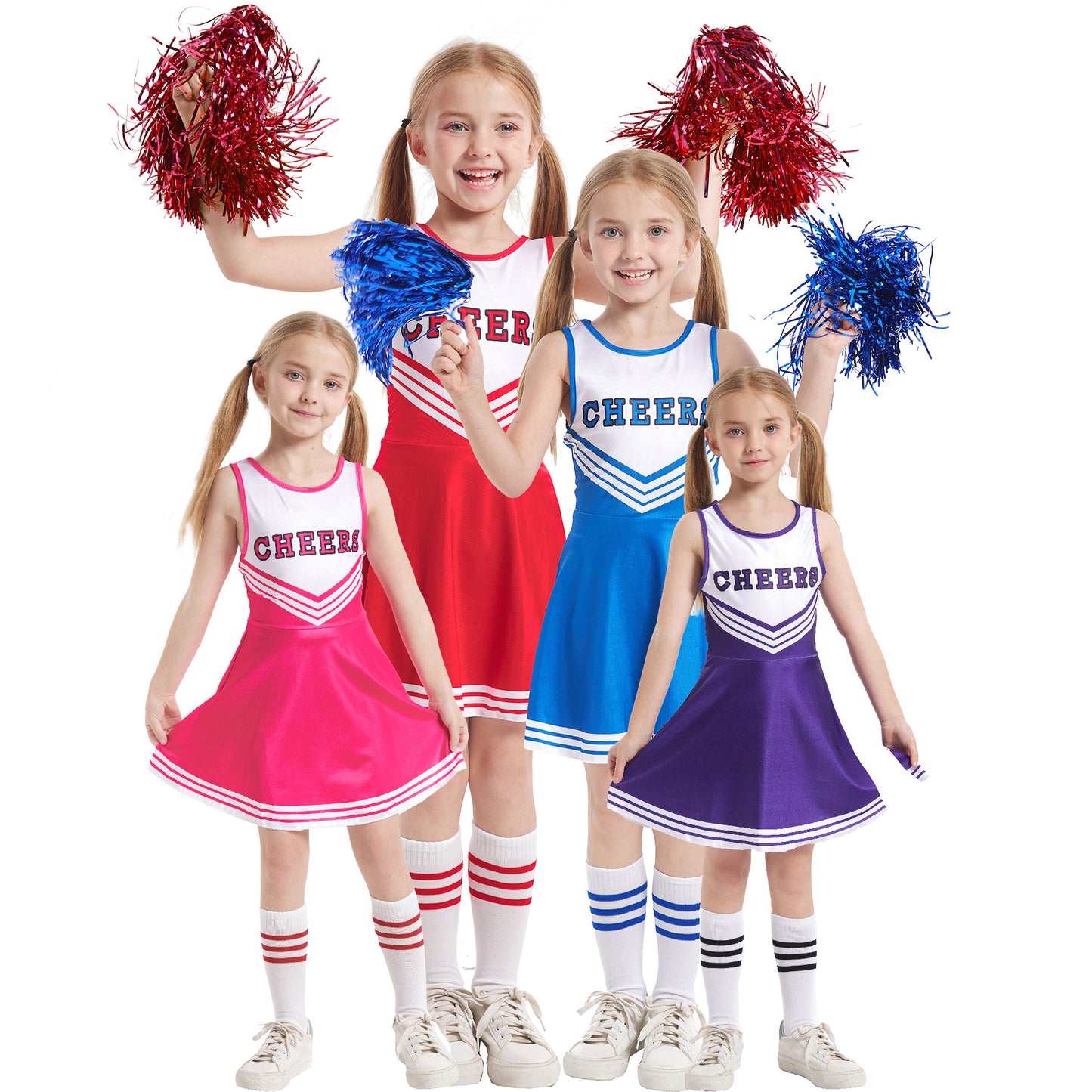 Costumes scolaires de spectacle de scène de maternelle de cheerleading pour enfants